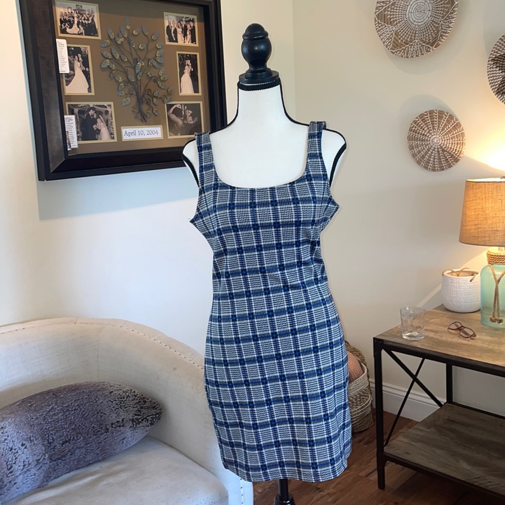 Blue Plaid dress